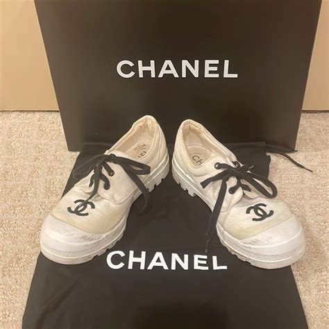 chanel canvas shoe|chanel sneakers cost.